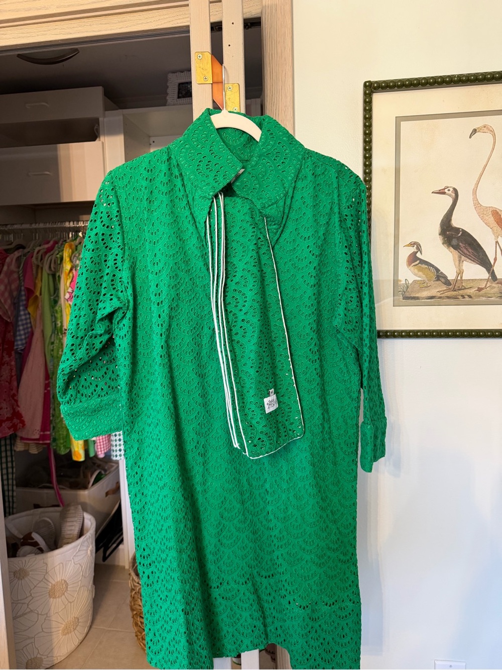 Holly Shae green eyelet dress